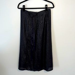Something Navy small skirt black with sparkles